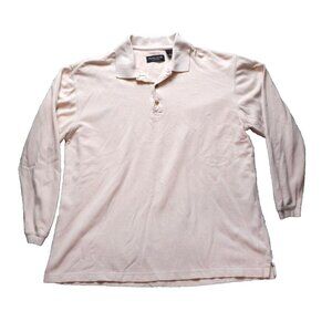 Ultra Club Shirt Adult Large Classic‎ Long Sleeve Casual Collared Golf Polo Mens